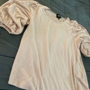 Flirty blush pink top